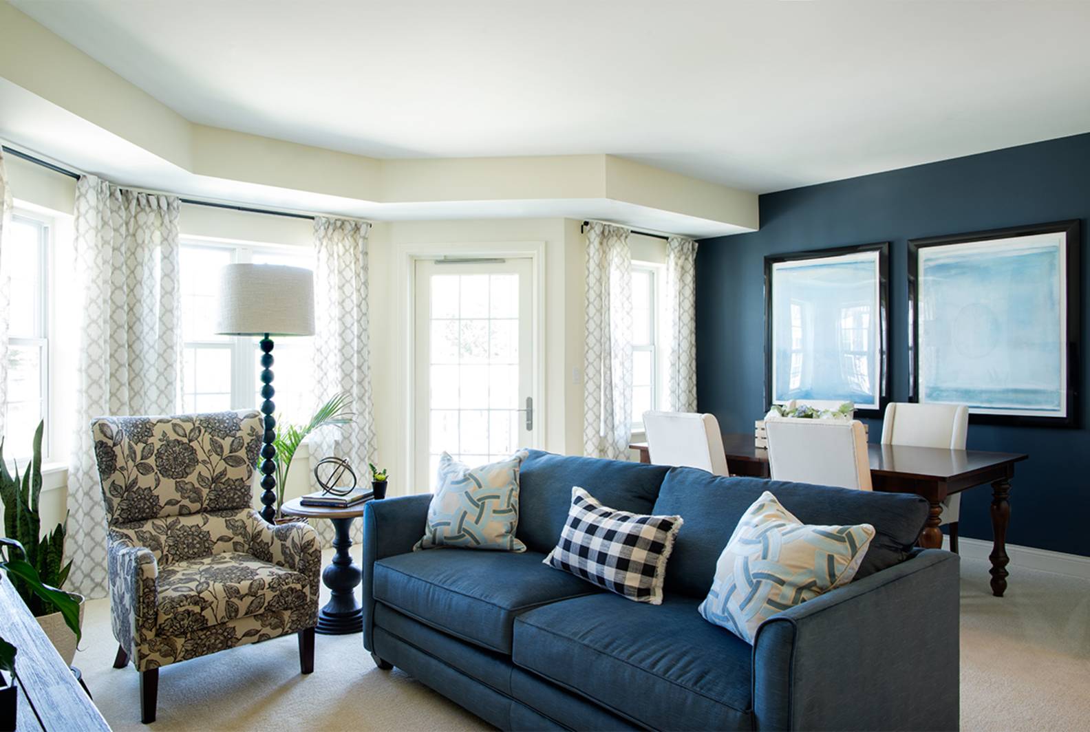StoneRidge senior living apartment interior living room