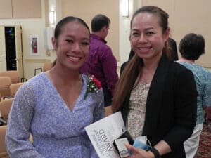 CNA with her daughter