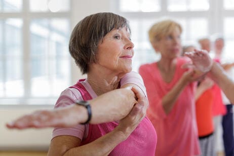 resident exercising